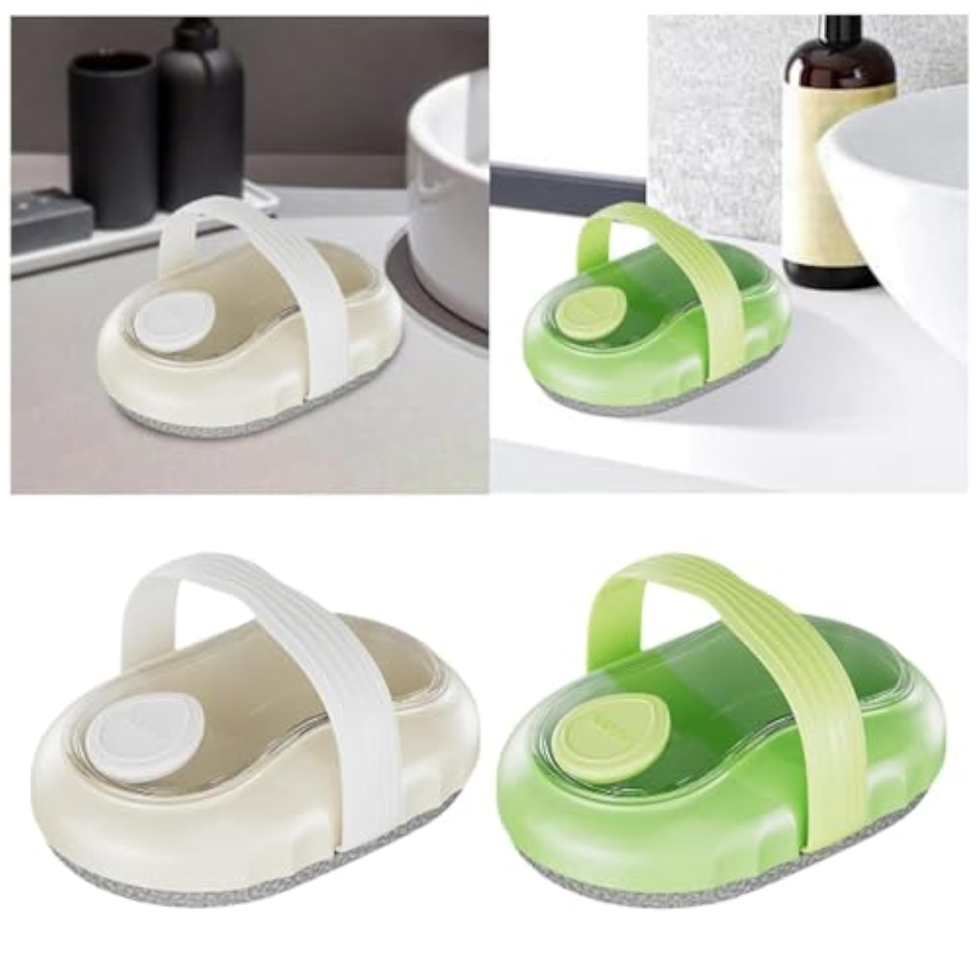 Comfortable Reusable Bath Brush, Portable Bathing Accessory