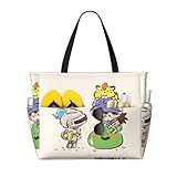 ビーチバッグ ドラゴンクエストシリーズ スライム トートバッグ プールバッグ 手提げバッグ ビーチ ジム 銭湯 大容量 丈夫 おしゃれ 砂遊び 防水