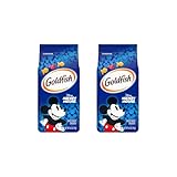 PEPPERIDGE FARM Disney Mickey Mouse Cheddar Crackers, Snack Crackers, 6.6 oz bag (Pack of 2)