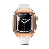 [HUMBLE RICH] ユニセックス 腕時計 ハンブルリッチ CLASSIC クラシック WBB0289-005 Apple Watch ケース 9/8/7対応 - IPcoating WBB0289-005 41mm ゴールド文字盤 ステンレススチール（ピンクゴールドＩＰ） [並行輸入品]