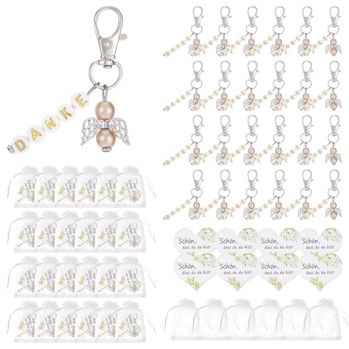 Porte-clés petite amie lot de 24, solution cadeau d'invité mariage et Noël