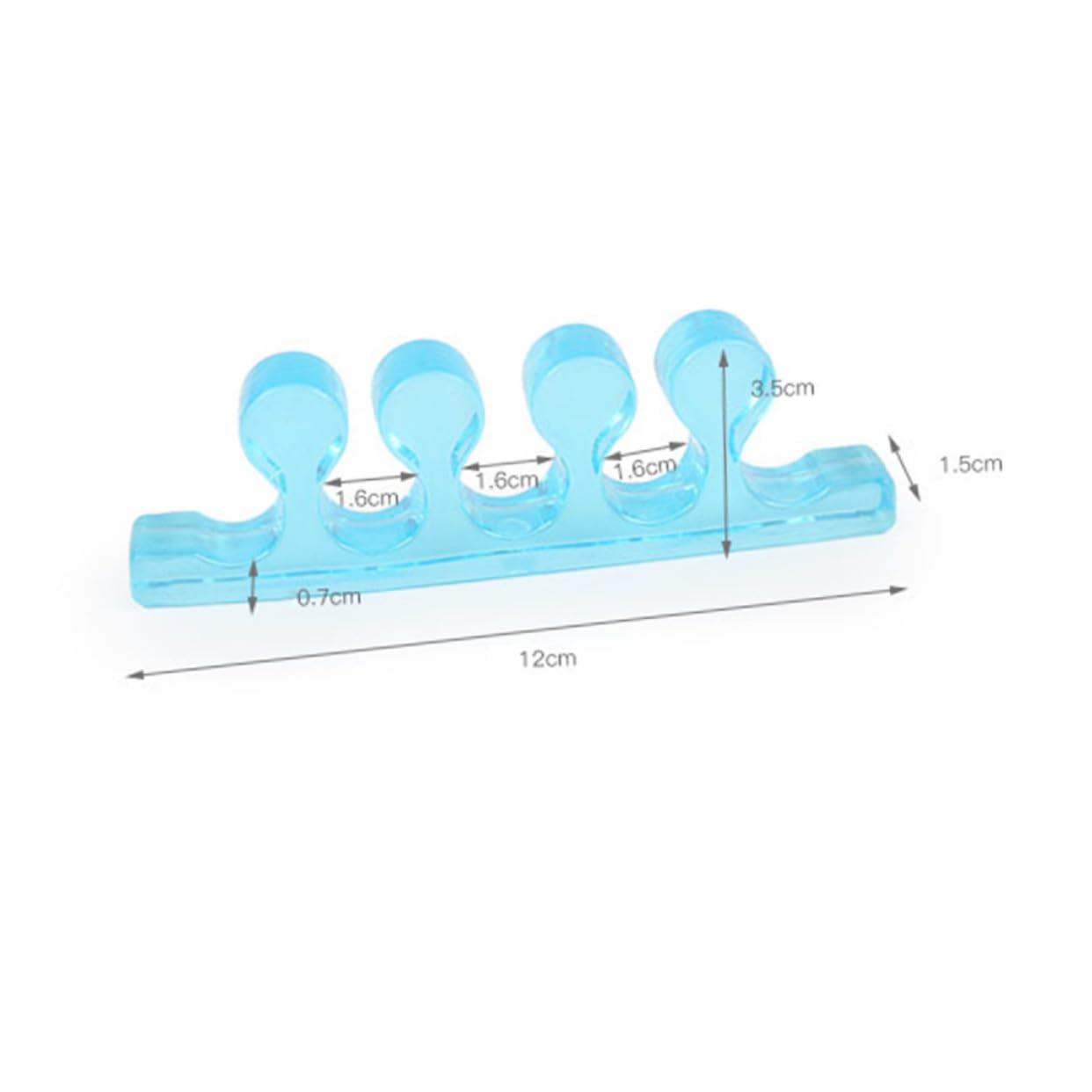 Didiseaon Gel Toe Separators for Men Women Toe Spacers for Bunions Toe Spacers Toe Separators for Toe Straightener Toe Spreaders for Women