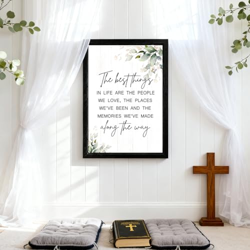 The Best Things In Life Wall Decor, 11x16 Inch Wood