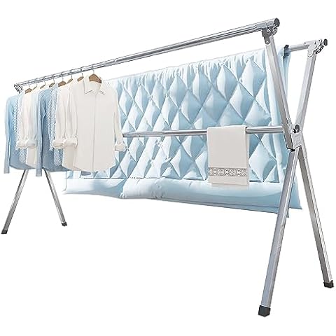 Vikaqi 95-Inch Folding Clothes Drying Rack Cover