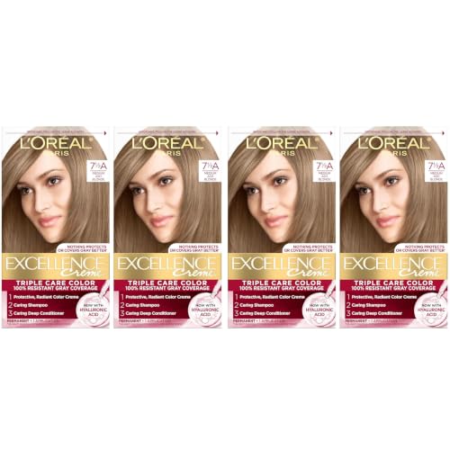 Image of L'Oreal Excellence Creme - 7-1 /2A Medium Ash Blonde (Cooler) 1 Each (Pack of 4)