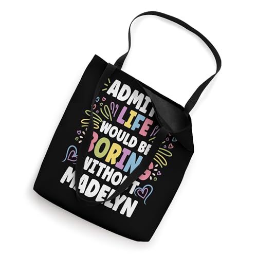 Bolso tote personalizado nombre Madelyn miniatura 2