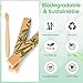 Daletu Bamboo Toothbrushes Soft Bristles 10 Pack, Biodegradable BPA Free Soft Bristles Toothbrushes for Adult, Eco-Friendly, Natural Wooden Organic Toothbrush