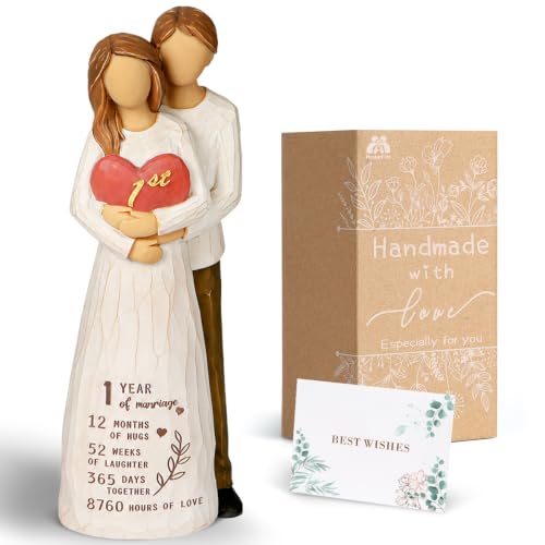 Hosetim 1 Year Anniversary Figurine Gifts,1st Anniversary Figurine Gifts...