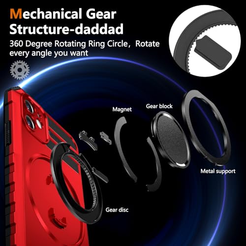 Funda iPhone 11 para evitar caídas con soporte magnético YOUULAR 5