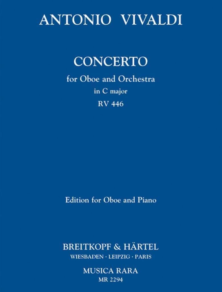 Vivaldi: Oboe Concerto in C Major, RV 446      Paperback – January 1, 2000