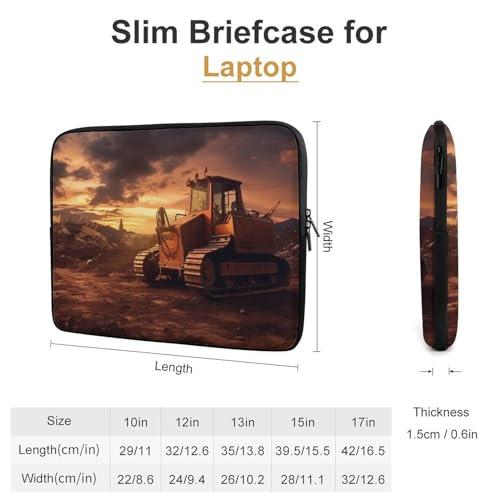 Funda para laptop 15 pulg Bulldozer resistente al agua miniatura 2