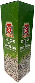 Incenso Chama Dinheiro Guda Indiano 25 Caixas com 7 Varetas
