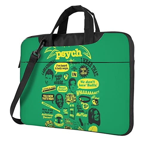 Sac pour ordinateur portable imprimé Psych Ananas avec bandoulière pour homme et femme