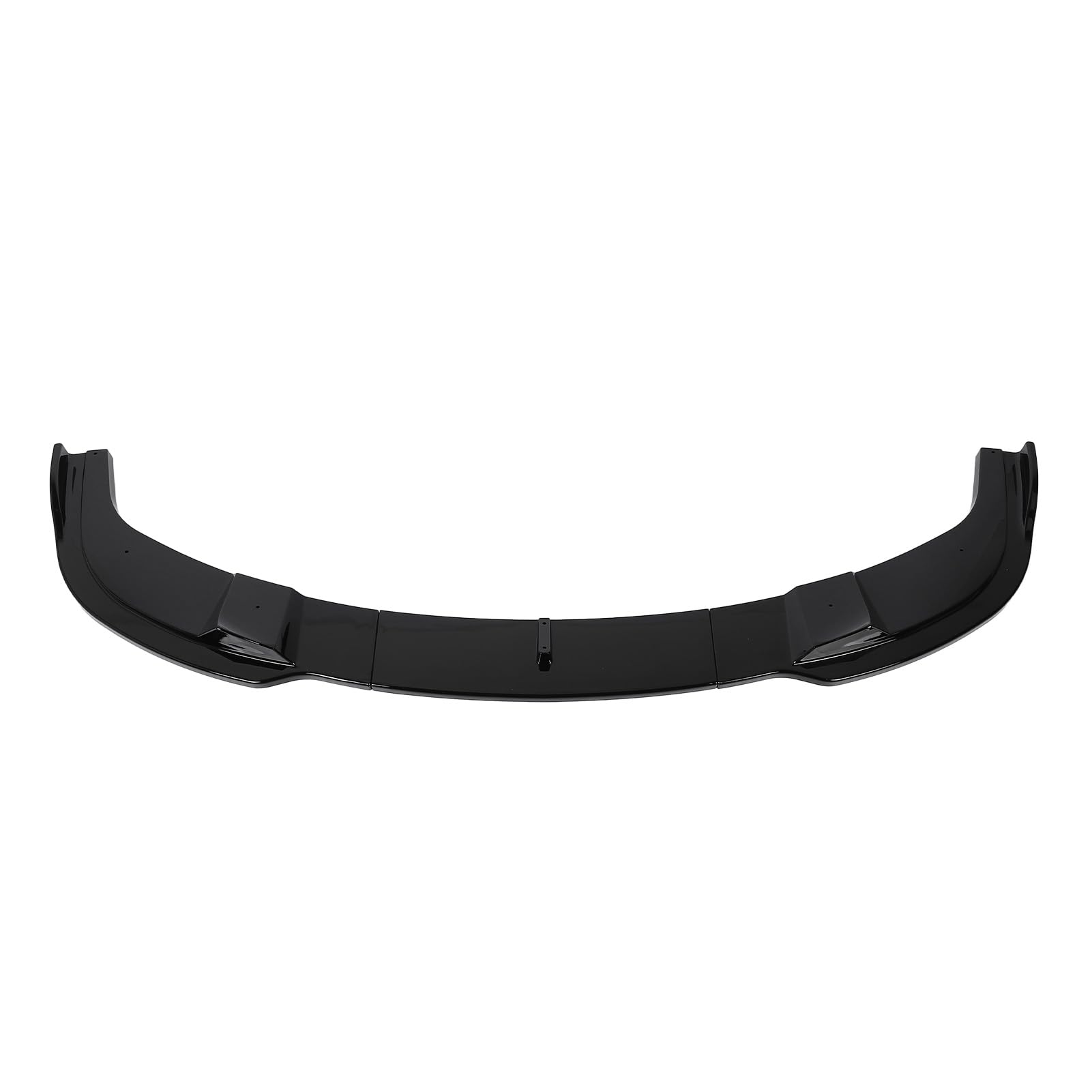 Ausla Becquet de Lèvre de Pare-Chocs Avant, Matériau ABS, Kit de Carrosserie 3 Pièces pour Série 5 E60 E61 M Sport 2005 à 2010, Améliore l'aérodynamisme et Protège Votre Voiture (Noir Brillant)