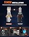 forenner 9004 HB5 LED Bulb high/low beam, Super Brightness 6500K Cool White, 1:1 Mini Size HB1 Fog Light Bulbs, IP68 Waterproof, Plug and Play, Pack of 2