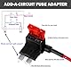 Gebildet Dashcam-Hardwire-Kit, Typ-C-USB-Hardwire-Kit 12V-24V bis 5V Hardwire-Kit mit Niederspannungsschutz 13ft/320cm Auto-Dashcam-Ladegerät Netzkabel für Dashcam GPS-Stromversorgung Radarwarner