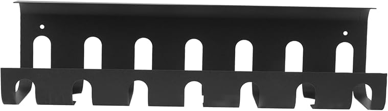 GARVALON 1 suporte de armazenamento sob a mesa, organizador de fios, bandeja de computador, suporte de computador, suporte de cabo, suporte de parede, organizador de cabos autoadesivo para gerenciamento de cabos