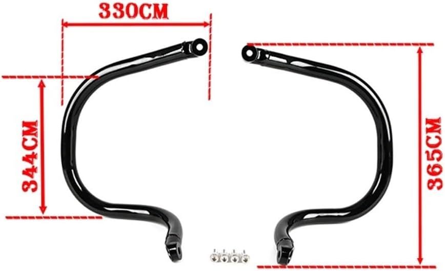 Engine Guard Crash Bars Motorcycle Crash Protection Bar Engine Bumper Frame Falling Protector for Chief for Bobber for Dark Horse 2022-2023 Motorbike Crash Bar Bumper