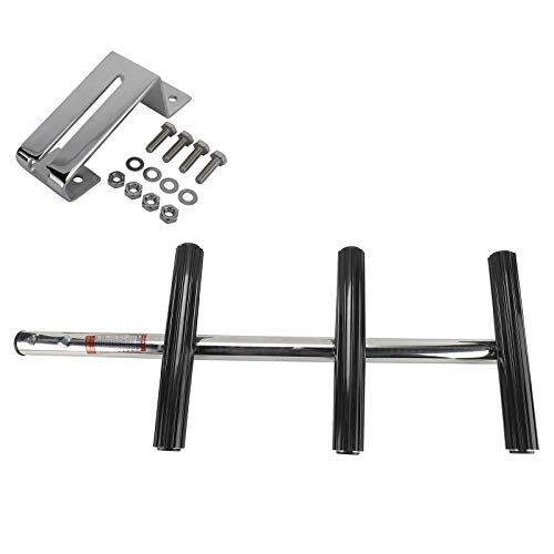 DasMarine Standard Transom Mounting Bracket Stainless Steel Boat Dive Ladder Parts Quick Release Mount Bracket for Transom Diving Ladder and Boat Sport Dive Ladder(Ladder is not Included)