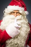 Perruque de barbe de Père Noël+barbe+sourcils+filet à cheveux blanc de Noël Costume de luxe perruques pour homme femme enfant Santa Claus de luxe Ruprecht Dieu Carnaval Cosplay Costume de Noël Wig 060