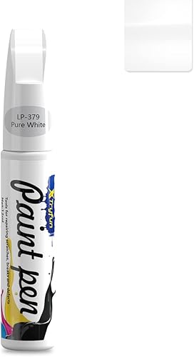 Pintura de retoque para reparación de arañazos de pintura de automóviles, bolígrafo removedor de arañazos automático impermeable (blanco)