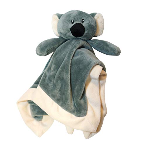 Lovey Security Blanket 12 inch Square Stuffed Animal Baby Blankie for Girls or Boys (Koala) by Baberoo