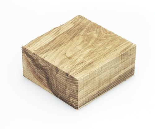 Exotic Wood Zone Pack of 2, Wood Turning Bowl Blanks | Wood Blocks | Hardwood (6' x 6' x 2', White Ash)