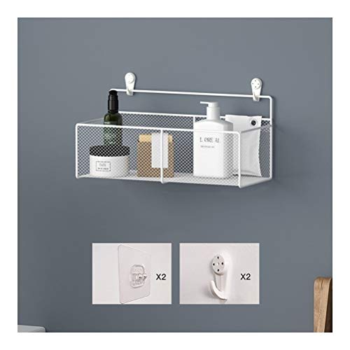 Badregal Eckbadewanne Dusche Regale Bügeleisen Badezimmer Regal Rechteck Storage Rack Wandmontage Caddy-Organisator-Halter ohne Bohren