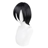 SSJ Amine Cosplay wig compatible with Shingeki no Kyojin Mikasa Ackerman
