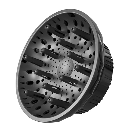 Diffuseur universel pour sèche - cheveux - pour tous les sèche - cheveux de 3,6 à 6,1 cm, le diffuseur ionique professionnel crée des boucles qui les...