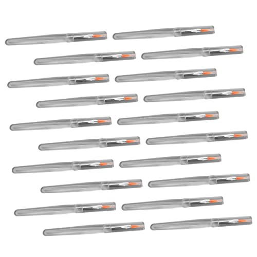 Healvian 20Pcs Portable Lipstick Applicators Handle Lip Brush for Eyeliner Lip Mask Makeup Essentials Easy to Carry Purse Cosmetic Bag