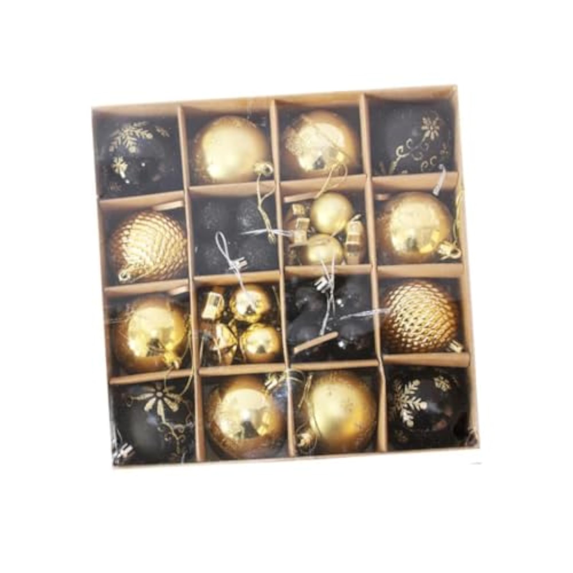 44Pcs Christmas Ornaments for DIY Xmas Tree