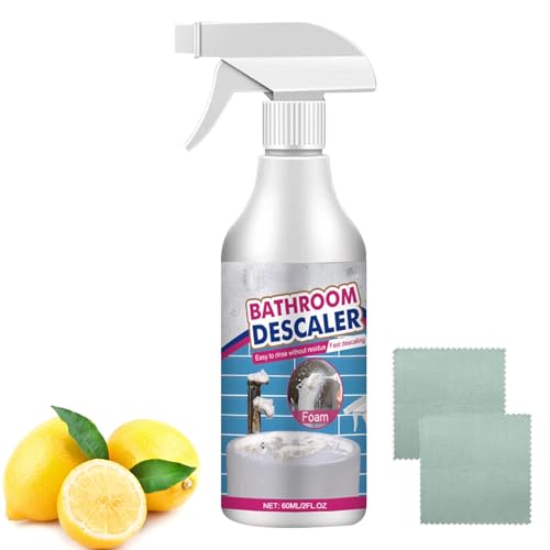 Limpiador de manchas resistentes, 2025 Neuster Multifuncional Limpiador de Cabina de Ducha, Spray Descalcificador de Baño Limpieza Eficiente (1)