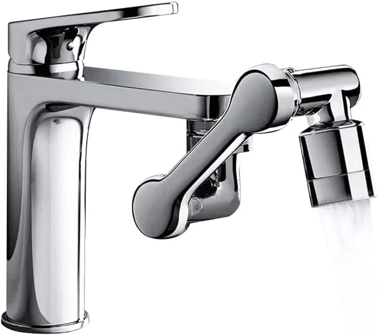Roktry 1080° Rotating Faucet Extender Rotatable Multifunctional Extension Faucet Universal Splash Filter Faucet Swivel Faucet Aerator Sink Face Wash Attachment with 2 Water Outlet Modes (pack of 1) (B0BRSR6NRS) Amazon Price History, Amazon Price Tracker