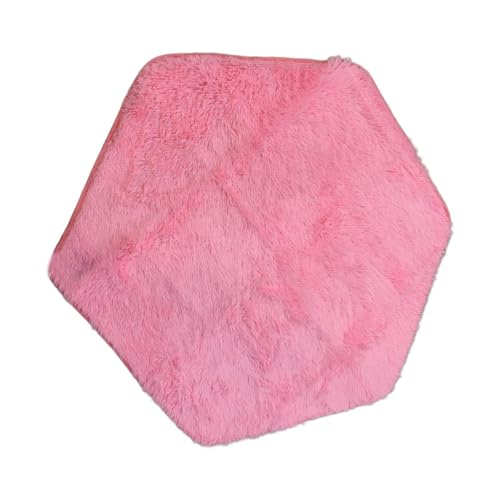 Image of BNF Kids Play Mat Area Rug Entrance Playhouse Hoe Hexagon Rug for Princess Tent | Home & Garden