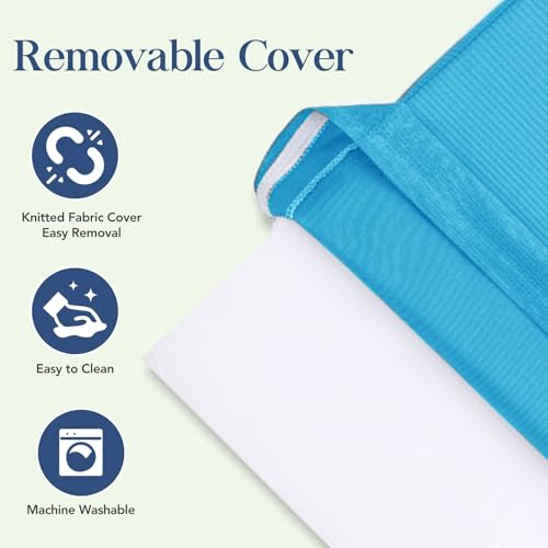 L&rsquo;AGRATY Outdoor Chair Cushions for Patio Furniture：24" x 24" Deep Seat Cushions with Backrest for Couch Sofa Chair - Waterproof Fade-Resistant Patio Cushion (Set of 4,Bright Blue)