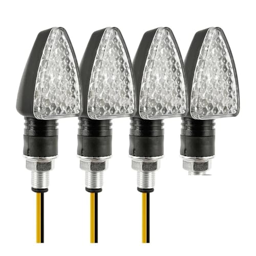 Clignotants LED moto contre manque de visibilité feux arrière plaque ambre