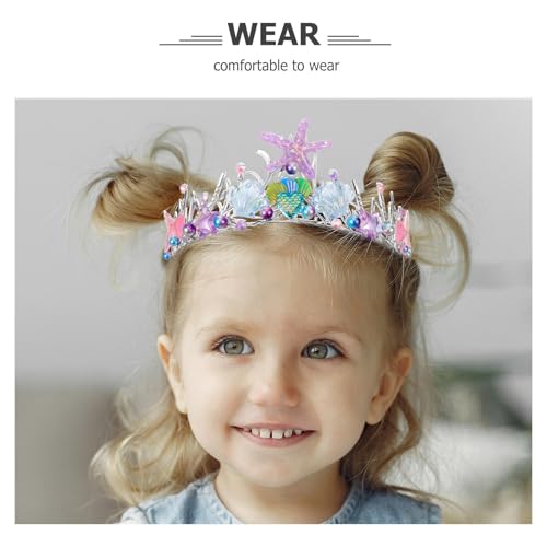 Accesorio para cabello de sirena Levemolo con concha de diseño detallado 3