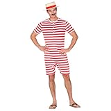 W WIDMANN MILANO Party Fashion - Disfraz Retro Traje de baño, años 20 y 30, disfraz de carnaval