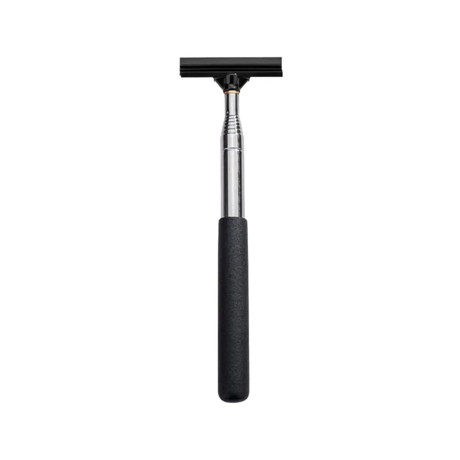 Car rearview mirror wipers Car Telescopic Rearview Mirror Squeegee Portable Rainy Handheld(Black)