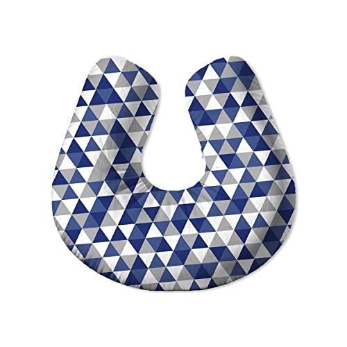 Kit Almofada Amamentação + Ninho Redutor Ursinho Feliz cor:Azul Marinho