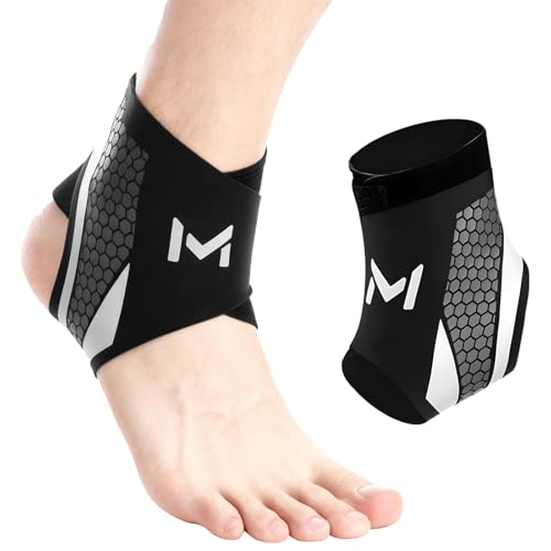 VQBKHO Tobillera Ortopédica de Compresión Ajustable, Diseño en Y Antiesguinces con Doble Soporte Tobillera Estabilizadora de Tobillo Fascitis Plantar Par Unisex para Deporte Correr Fútbol