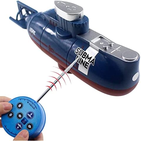Escomdp RC Submarine Toy Radio Remote Control Boat Ship Electric Dive Fish Tank Water Tub Kids Birthday Gift (Blue), (3311) Cover