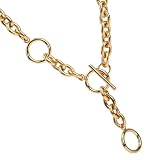[silver KYASYA]マンテル チェーンネックレス ステンレス レディース シンプル アズキチェーン ゴールド gold 小豆 あずき 金属アレルギー対応 ペア stainless カットなし 女性(ゴールド)