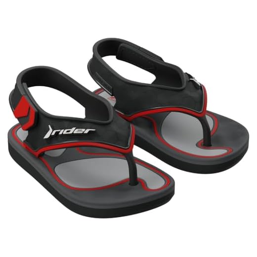 Chinelo Infantil Menino Rider Kids R Line Plus II Dedo Preto 19
