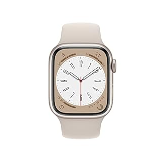 Apple Watch Series 8 (GPS, 41MM) - Starlight Aluminum Case with Starlight Sport Band (Ricondizionato)