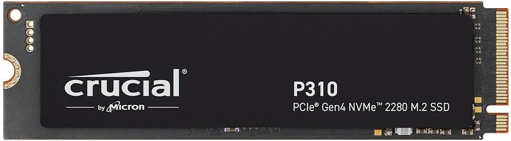 Crucial P310 1TB 2280 PCIe Gen4 3D NAND NVMe M.2 SSD – Up to 7