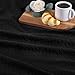 SUPERIOR Diamond Weave All-Season Cotton Blanket, Cover for Home, Couch, Bed, Soft, Warm Blankets, Boho Aesthetic, Comfy, Cozy, and Cute Covers, Decorative Bedding Essentials, Full/Queen, Black