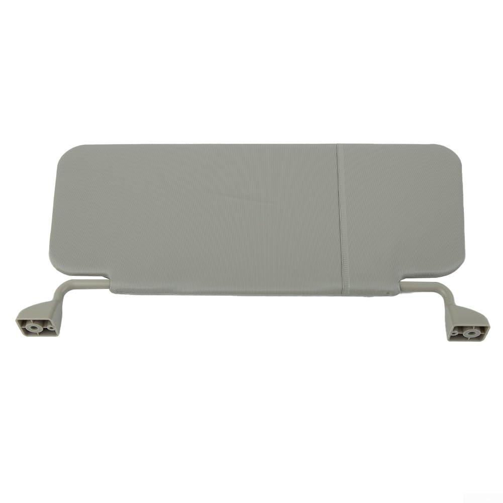GeRRiT Visera solar universal para coche, visera solar interior, ABS gris, visera solar ajustable
