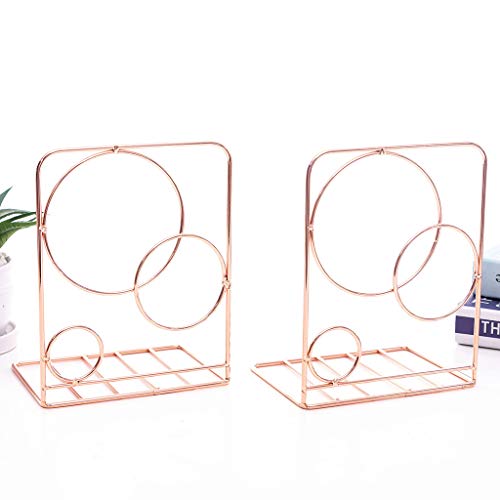 RK-HYTQWR 2Pieces Fermalibri da Tavolo Rotondi in